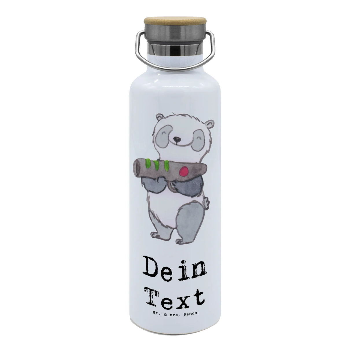 Personalised drinks bottle panda laser tag Gift, sport, hobby, giving, thank you, award, profit, athlete, Laser tag, laser tag party, laser game center