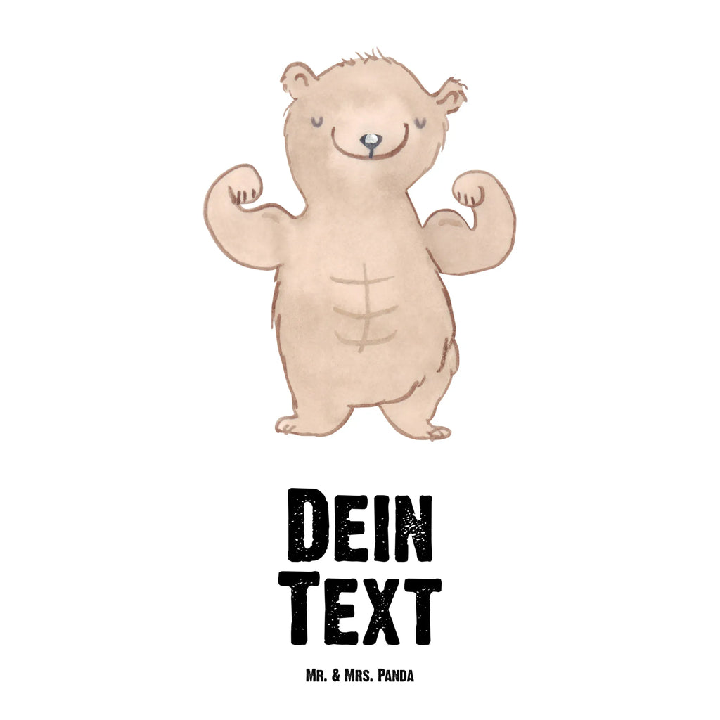 Personalizowana butelka na wodę Niedźwiedź kulturystyka Prezent, Sport, Dyscyplina sportowa, Hobby, Darować, Dziękuję, Dzięki, Wyróżnienie, Wygrana, Sportowiec