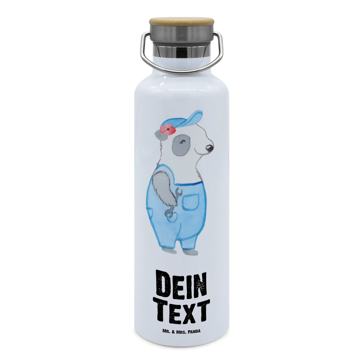 Personalised drinks bottle Female Plumber Heart gift, gift idea, best, farewell gift, passing exam, anniversary, retirement, promotion, job start, sayings, funny, profession