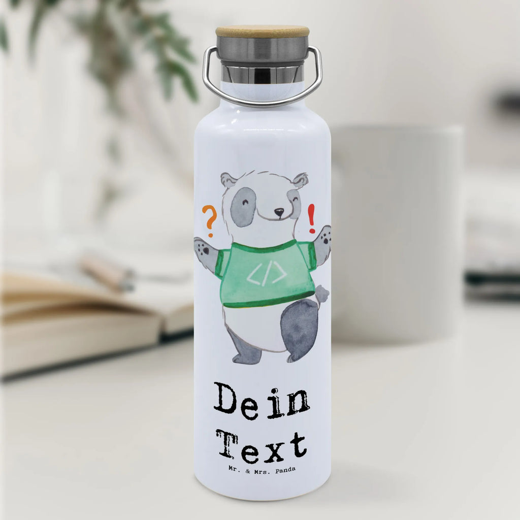 Personalised drinks bottle Programmer Heart gift, gift idea, best, farewell gift, passing exam, anniversary, retirement, promotion, job start, sayings, funny, profession