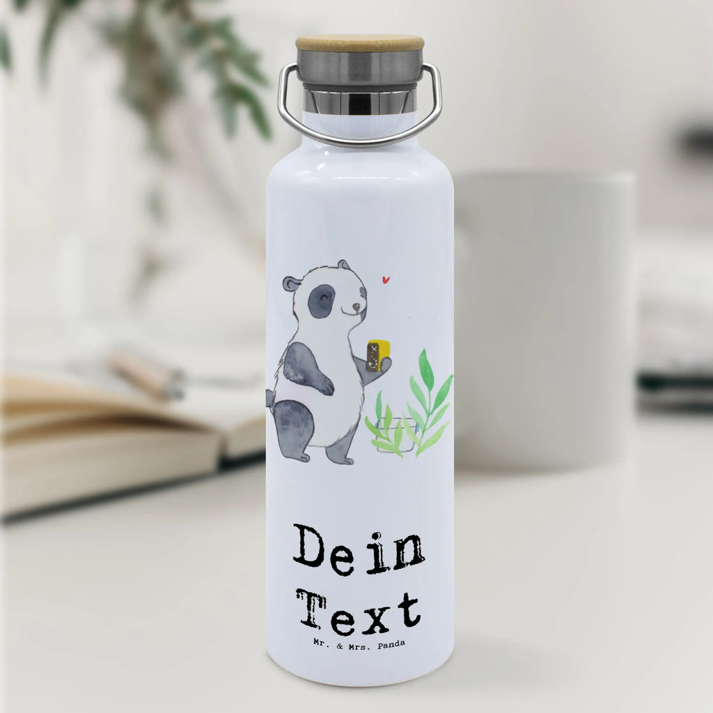 Personalizowana butelka na wodę Panda Geocaching Prezent, Sport, Dyscyplina sportowa, Hobby, Darować, Dziękuję, Dzięki, Wyróżnienie, Wygrana, Sportowiec