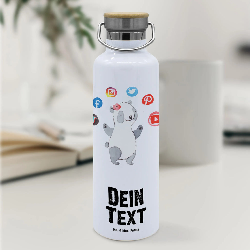 Personalised drinks bottle Content Manager heart gift, gift idea, best, farewell gift, passing exam, anniversary, retirement, promotion, job start, sayings, funny, profession