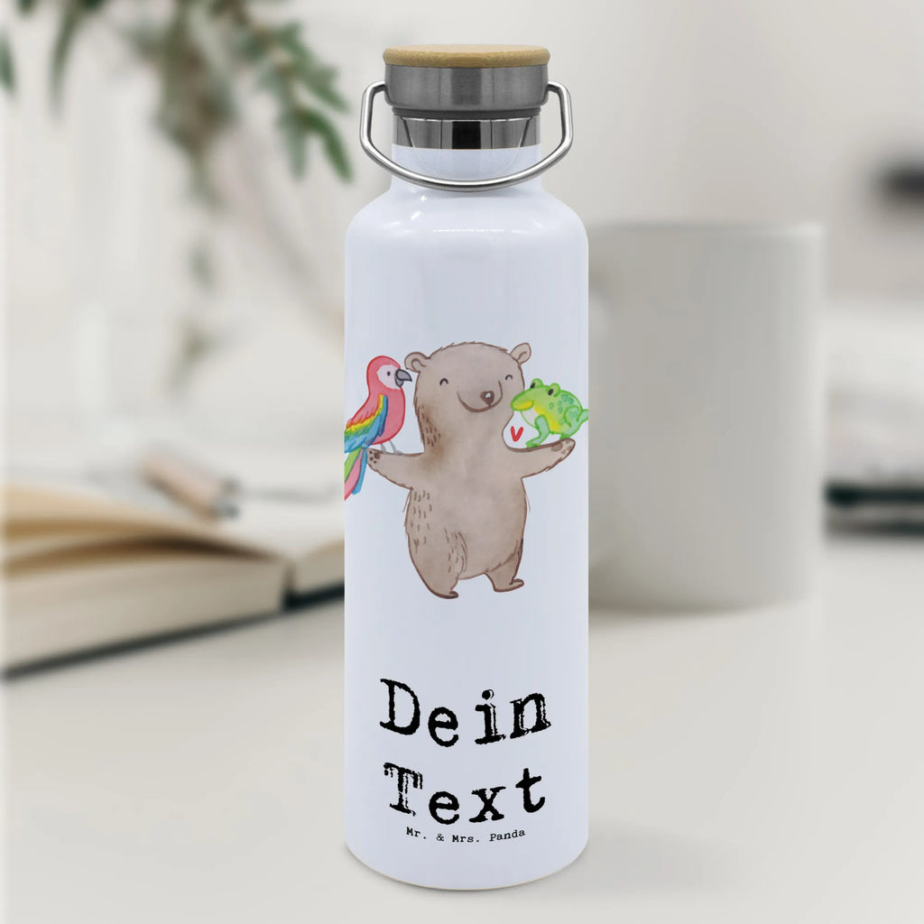 Personalised drinks bottle Animal Caretaker heart gift, gift idea, best, farewell gift, passing exam, anniversary, retirement, promotion, job start, sayings, funny, profession