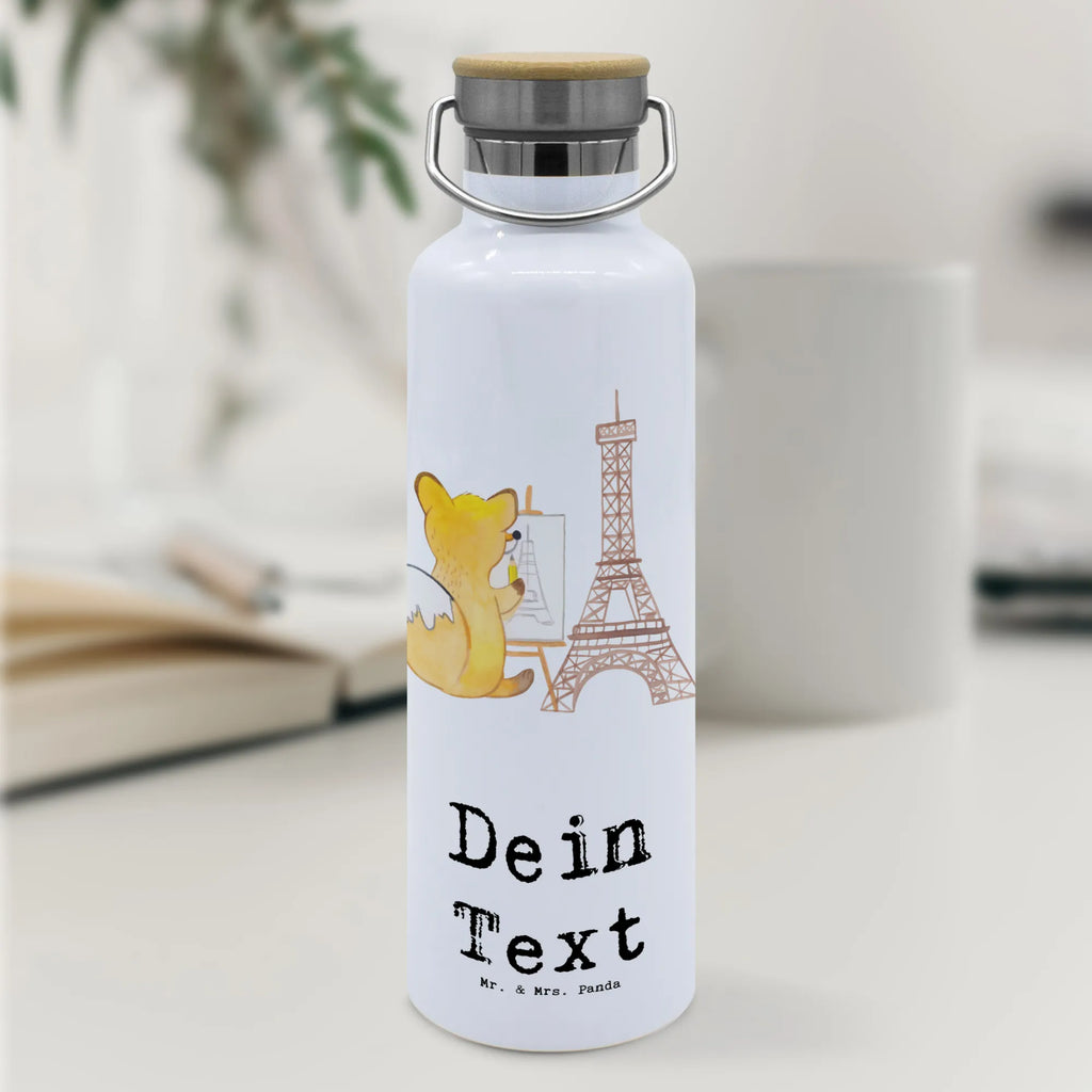 Personalised drinks bottle Fox Urban sketching Gift, sport, hobby, giving, thank you, award, profit, athlete, painting, drawing, drawing school, Urban sketching, artist