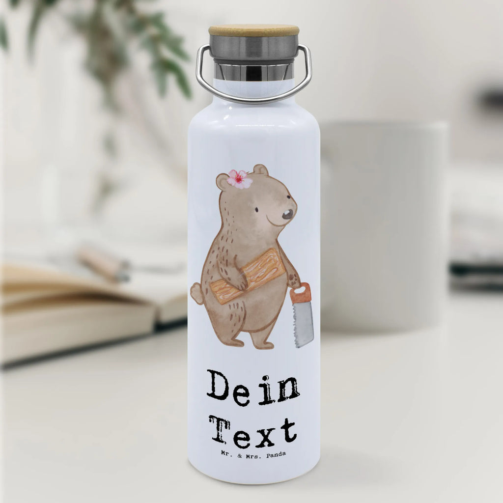 Personalised drinks bottle Carpenter heart gift, gift idea, best, farewell gift, passing exam, anniversary, retirement, promotion, job start, sayings, funny, profession