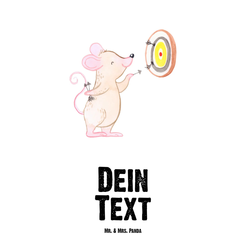 Personalizowana butelka na wodę Mysz Gra w rzutki Prezent, Sport, Dyscyplina sportowa, Hobby, Darować, Dziękuję, Dzięki, Wyróżnienie, Wygrana, Sportowiec