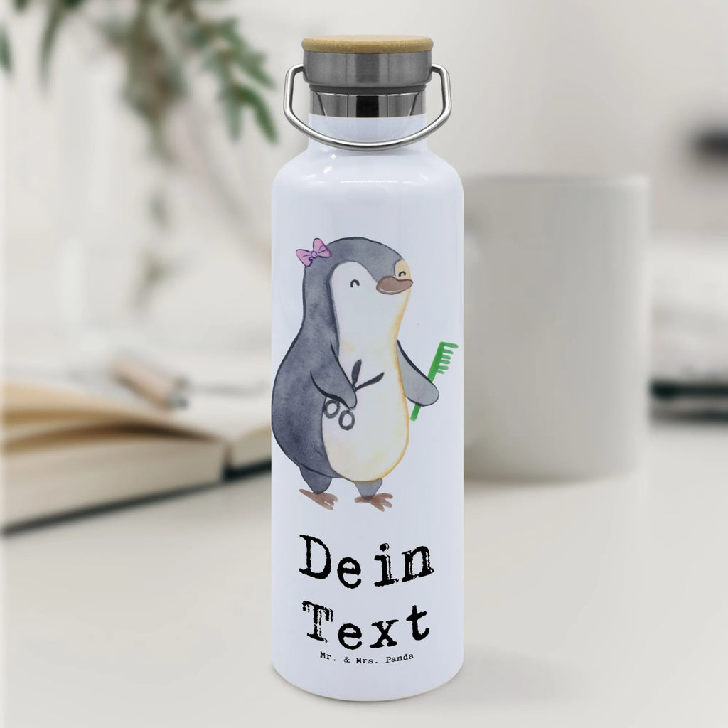 Personalised drinks bottle hairdresser Heart gift, gift idea, best, farewell gift, passing exam, anniversary, retirement, promotion, job start, sayings, funny, profession