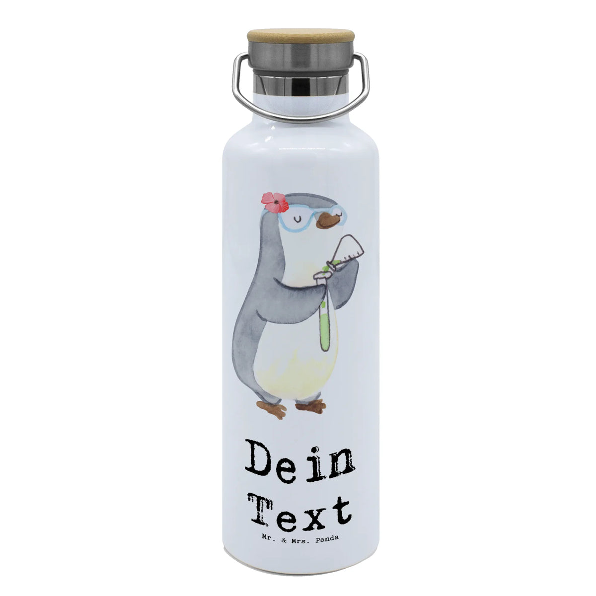 Personalised drinks bottle Chemist Heart gift, gift idea, best, farewell gift, passing exam, anniversary, retirement, promotion, job start, sayings, funny, profession