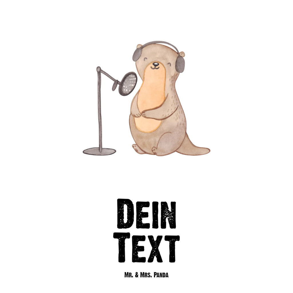 Personalised drinks bottle otter Record Podcast Gift, sport, hobby, giving, thank you, award, profit, athlete, podcaster, produce podcast, Record podcast