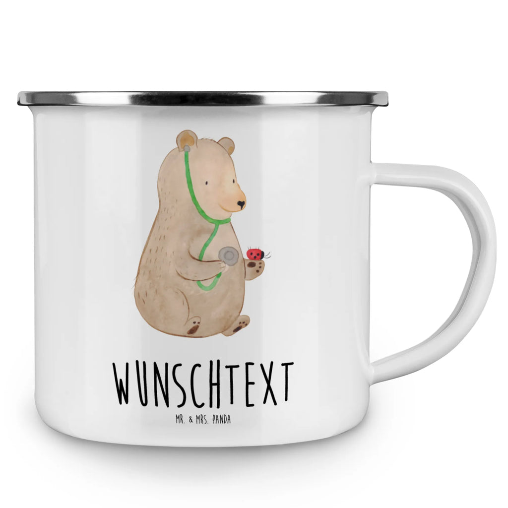 Personalisierte Emaille Tasse Bär Arzt personalisierte tassen, tasse bedrucken, Emaille Tasse mit Namen, tassen bedrucken, personalisierte tasse, tasse mit namen, Campinggeschirr personalsisert, Campingtasse bedrucken, tasse selbst gestalten, Emaille Tasse personalisiert, Namenstasse, Campingtasse personalisiert, Bär, Teddy, Teddybär, Doktor, Ärztin, Doktorin, Professor, Professorin, Arzt