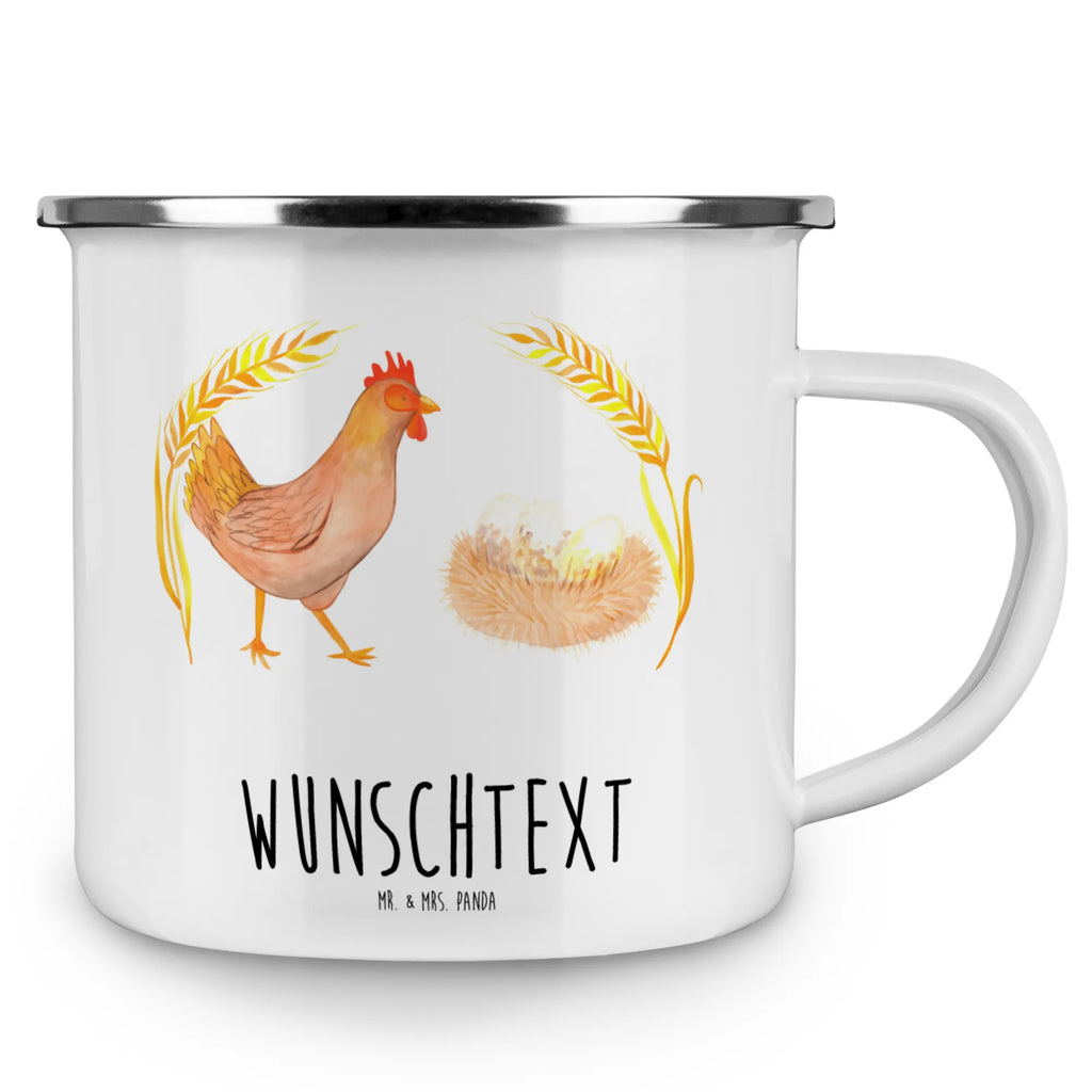 Personalised enamel cup Chicken Proud farm, farm animals, animals, hen, chicken, magic, cock, birth, eggs, yard, pregnancy, saying, country life, motivation