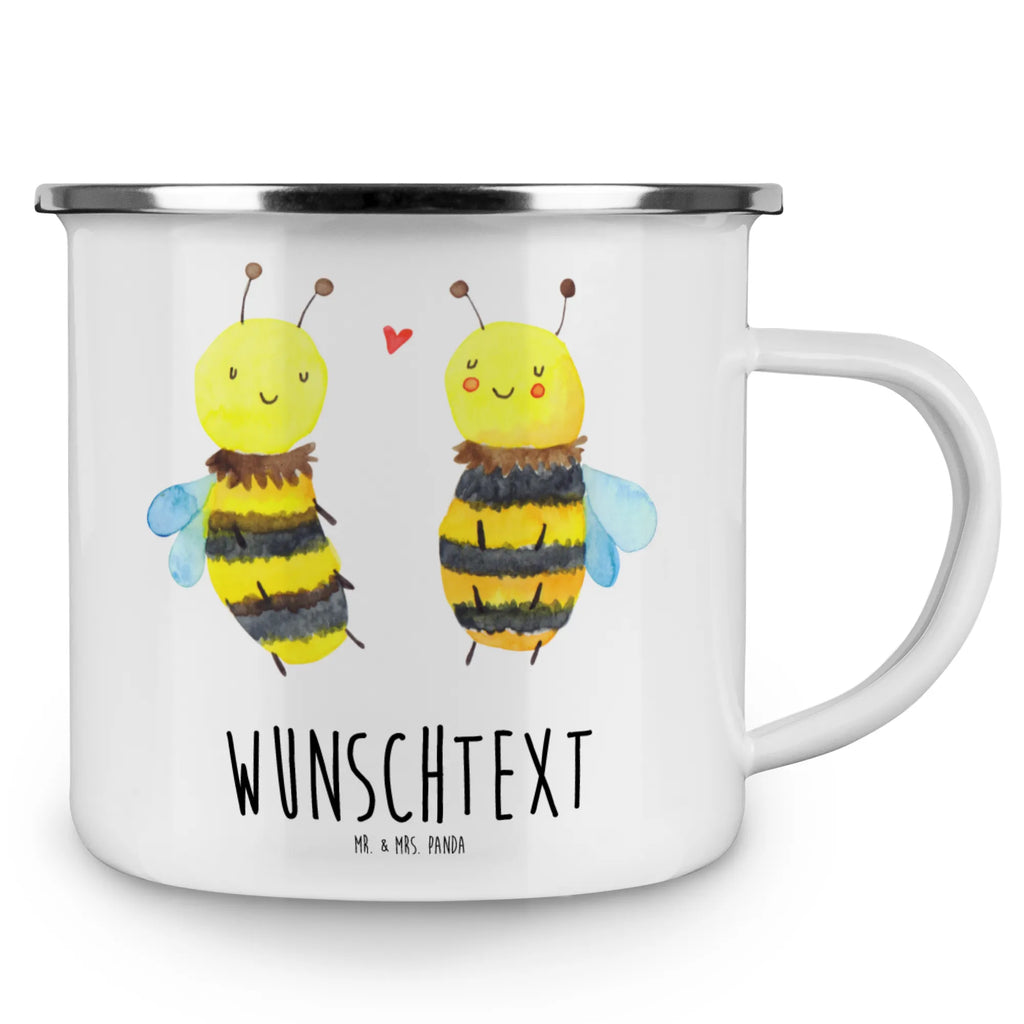 Spersonalizowany kubek emaliowany pszczoła zakochany Biedronka, Os, Trzmiel