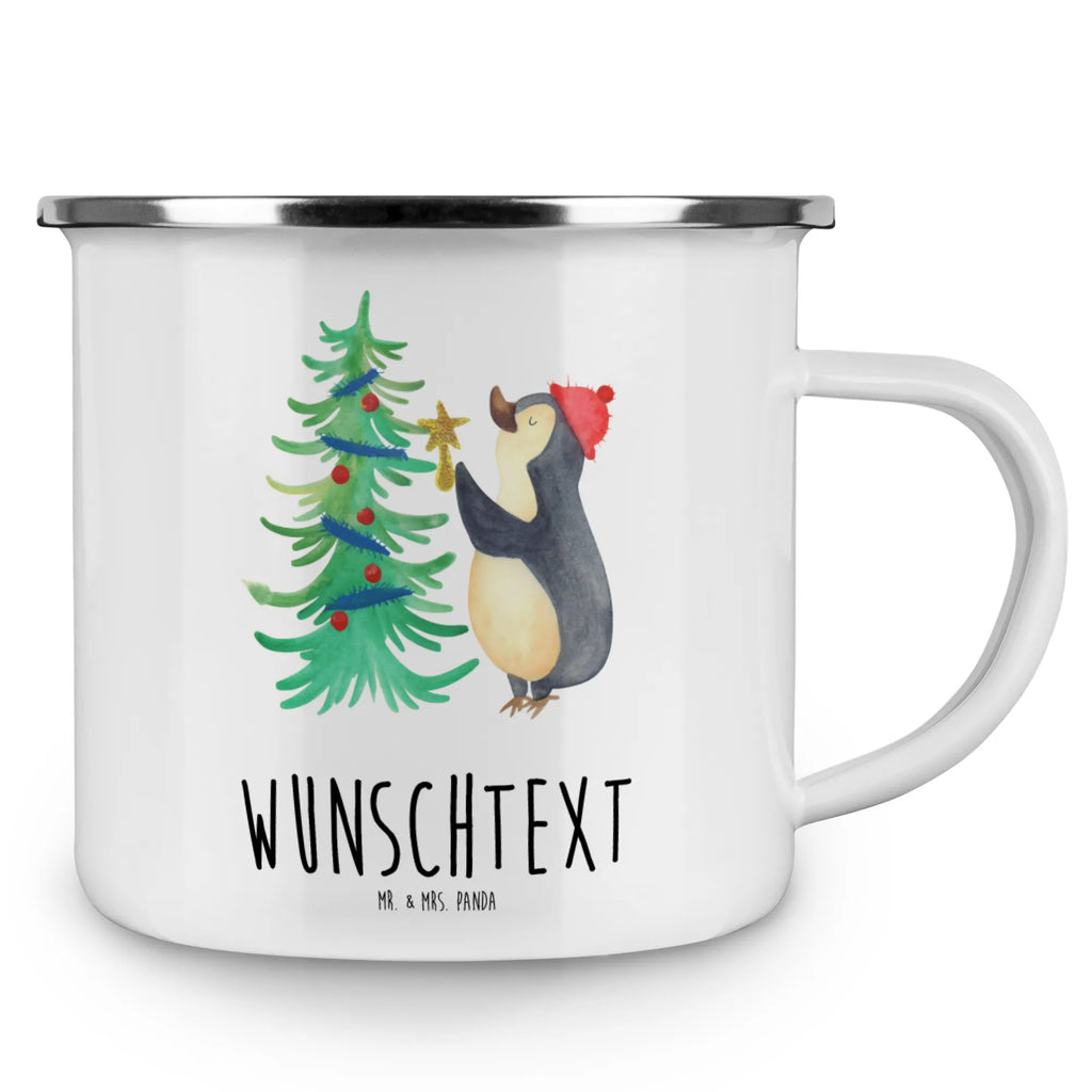 Personalisierte Emaille Tasse Pinguin Weihnachtsbaum Namenstasse, Campingtasse personalisiert, Campinggeschirr personalsisert, tassen bedrucken, Emaille Tasse mit Namen, tasse bedrucken, tasse mit namen, personalisierte tasse, Emaille Tasse personalisiert, personalisierte tassen, tasse selbst gestalten, Campingtasse bedrucken, Winter, Weihnachten, Weihnachtsdeko, Nikolaus, Advent, Heiligabend, Wintermotiv, Pinguin