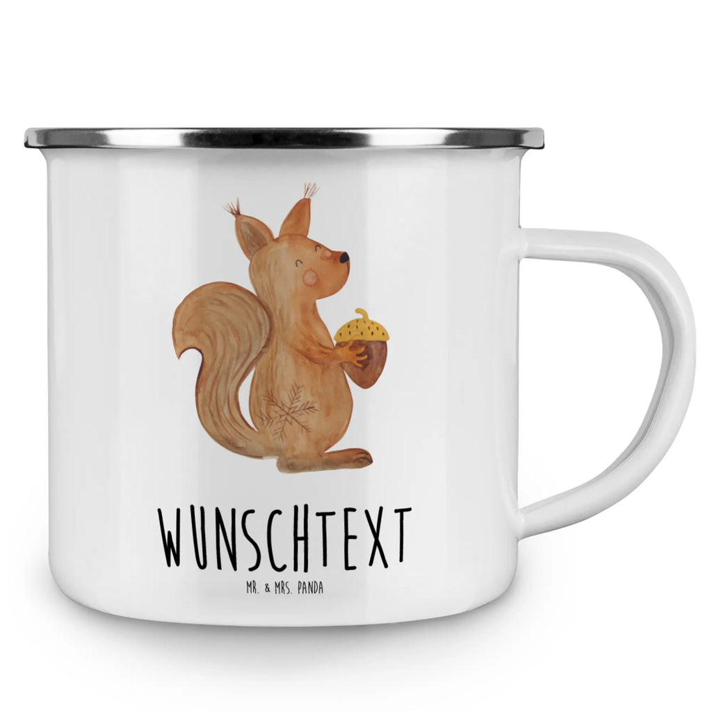 Personalised enamel cup Squirrel Christmas Winter, Christmas, Christmas time, snow, New Year, Happy New Year, Christmas Greeting, Christmas Theme, Bird, Merry Christmas, Xmas