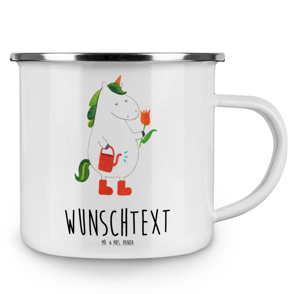 Personalised enamel cup unicorn gardener unicorn, unicorns, Watering-Can, Girlfriend gift, garden, Flower, Unicorn, gardener gift, gardener present