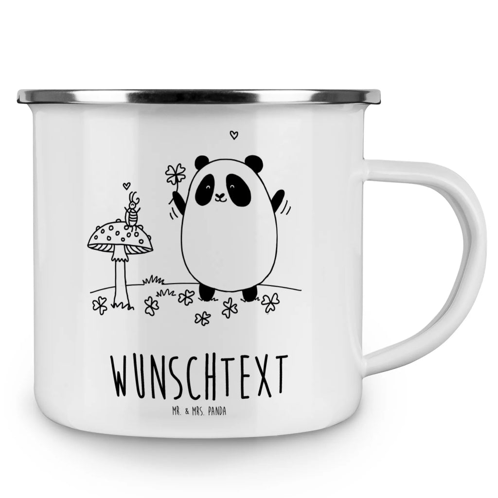 Personalised enamel cup Panda Happiness tassen bedrucken, Campingtasse personalisiert, personalisierte tasse, tasse bedrucken, tasse selbst gestalten, Emaille Tasse mit Namen, Campingtasse bedrucken, Namenstasse, personalisierte tassen, Campinggeschirr personalsisert, tasse mit namen, Emaille Tasse personalisiert