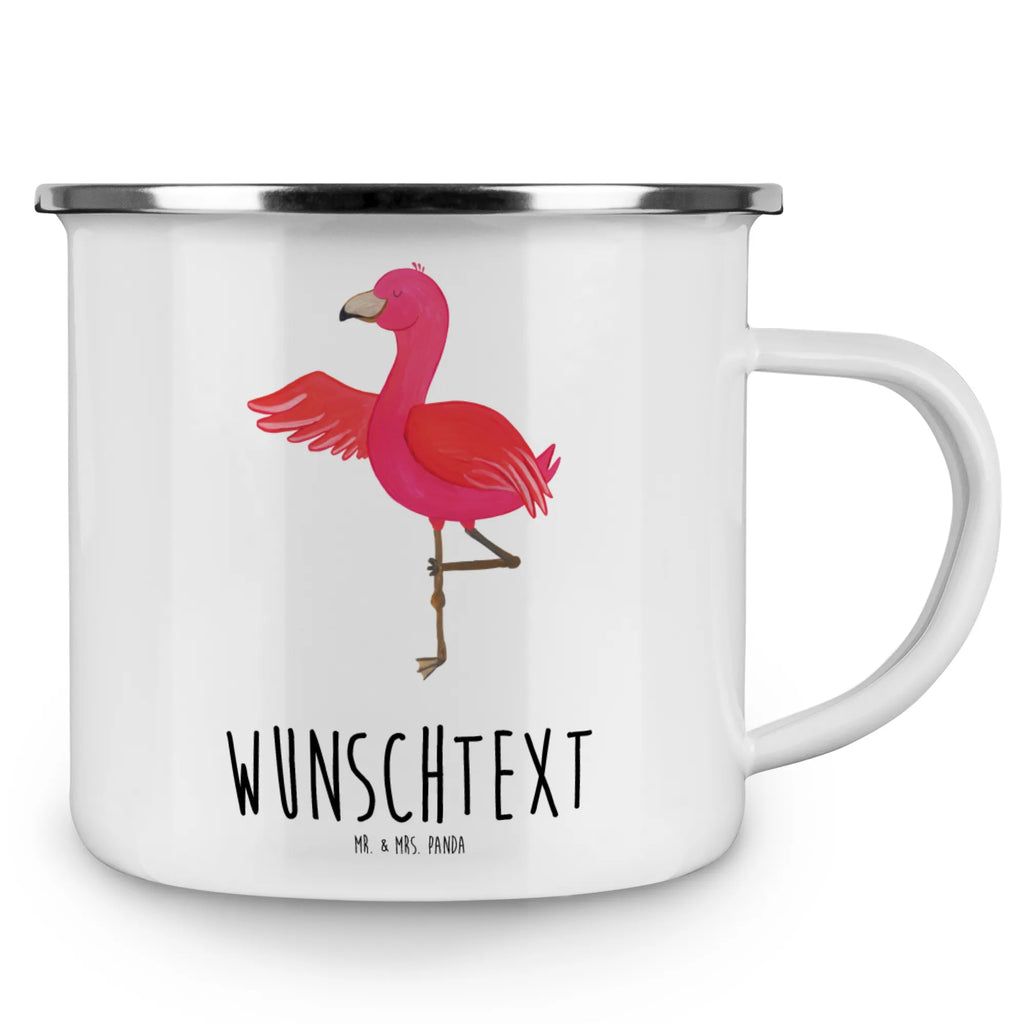 Personalisierte Emaille Tasse Flamingo Yoga personalisierte tasse, personalisierte tassen, Namenstasse, tasse selbst gestalten, tassen bedrucken, tasse mit namen, Campingtasse bedrucken, Emaille Tasse personalisiert, Campinggeschirr personalsisert, Emaille Tasse mit Namen, tasse bedrucken, Campingtasse personalisiert, Flamingo, Entspannung, Yoga-Übung, Tiefenentspannung, Namaste, Yoga, Ärger, Achtsamkeit, Aufregen, Vogel