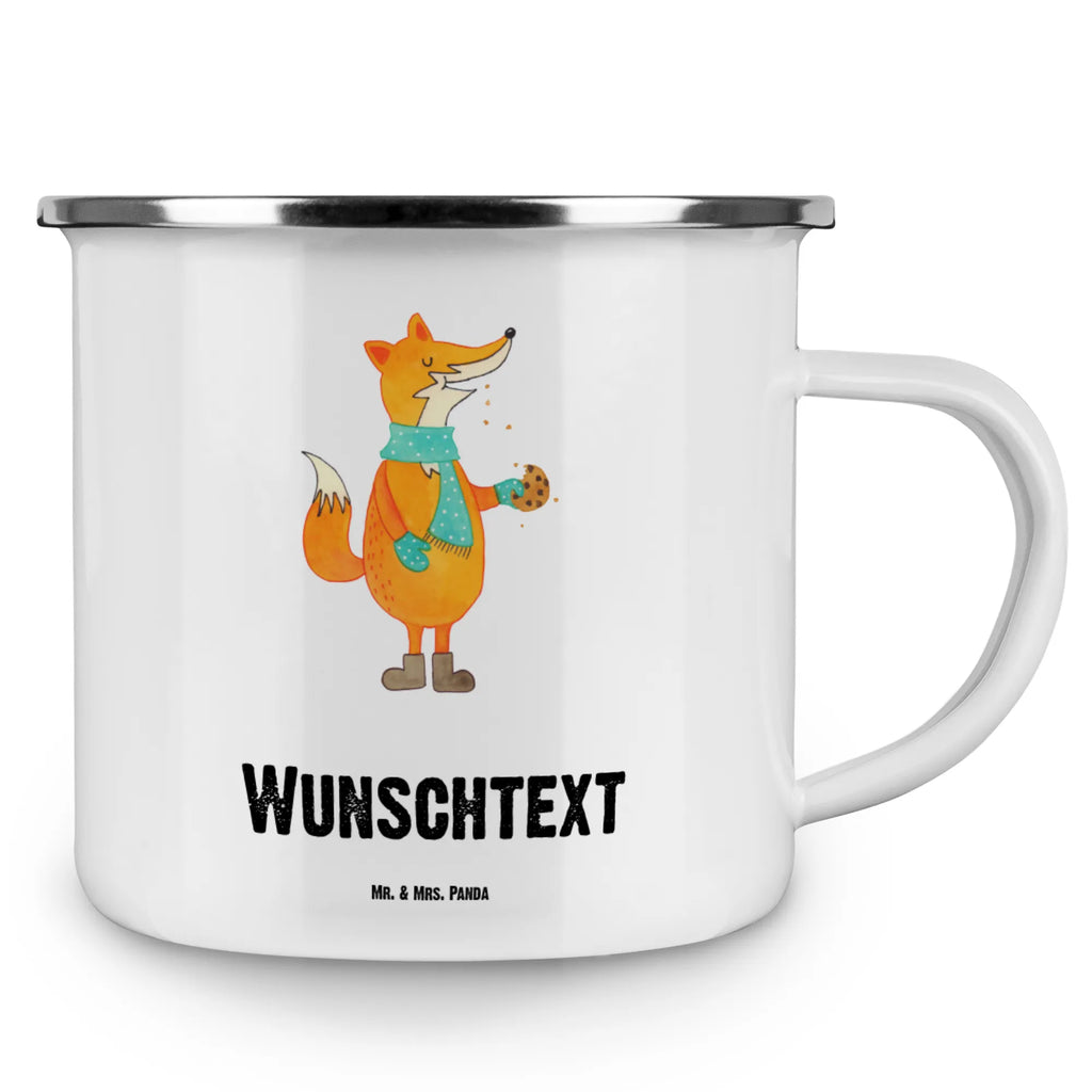 Personalisierte Emaille Tasse Fuchs Keks tasse selbst gestalten, Campingtasse personalisiert, Campinggeschirr personalsisert, Emaille Tasse personalisiert, Campingtasse bedrucken, tasse bedrucken, tasse mit namen, personalisierte tassen, Namenstasse, Emaille Tasse mit Namen, personalisierte tasse, tassen bedrucken, Fuchs, Weihnachtszeit, Liebe, Kekse, Winter, Backen Spruch, Füchse, Plätzchen, Küche Deko