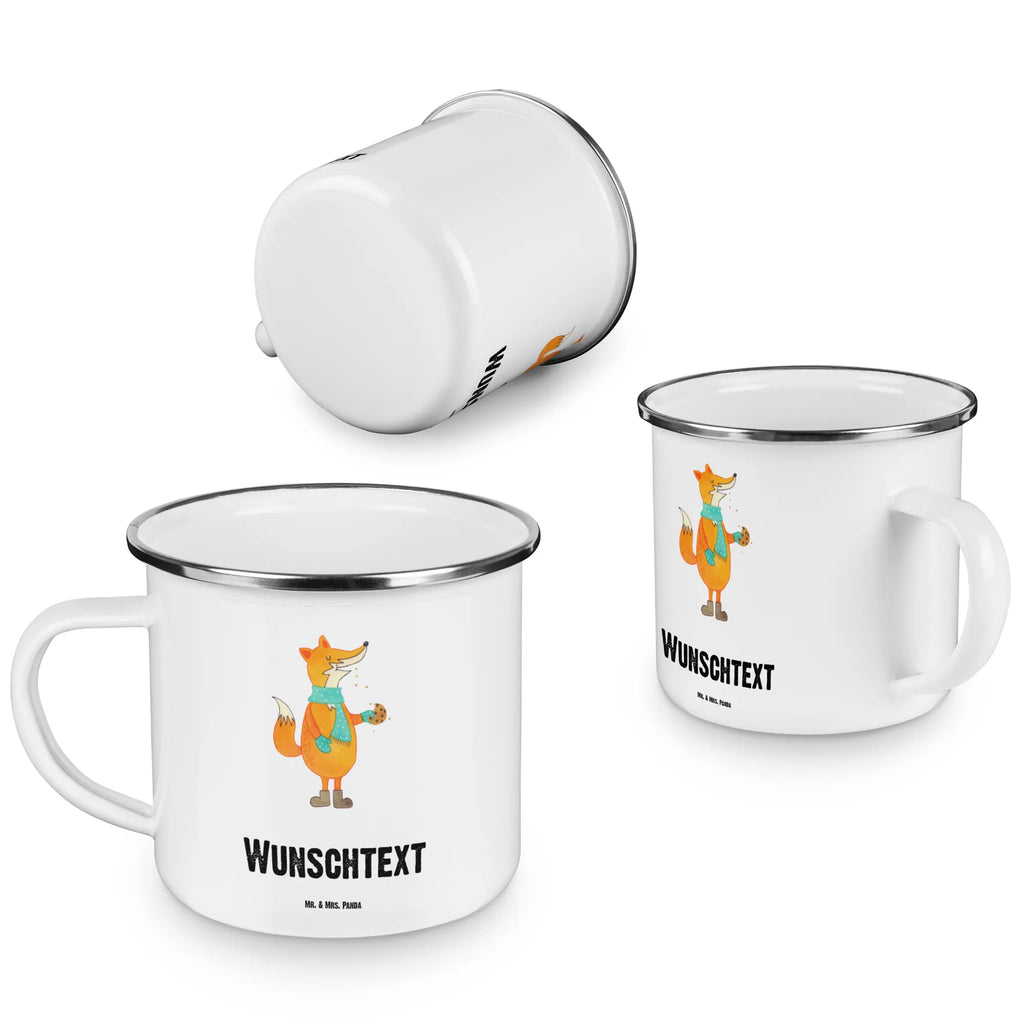 Personalisierte Emaille Tasse Fuchs Keks tasse selbst gestalten, Campingtasse personalisiert, Campinggeschirr personalsisert, Emaille Tasse personalisiert, Campingtasse bedrucken, tasse bedrucken, tasse mit namen, personalisierte tassen, Namenstasse, Emaille Tasse mit Namen, personalisierte tasse, tassen bedrucken, Fuchs, Weihnachtszeit, Liebe, Kekse, Winter, Backen Spruch, Füchse, Plätzchen, Küche Deko
