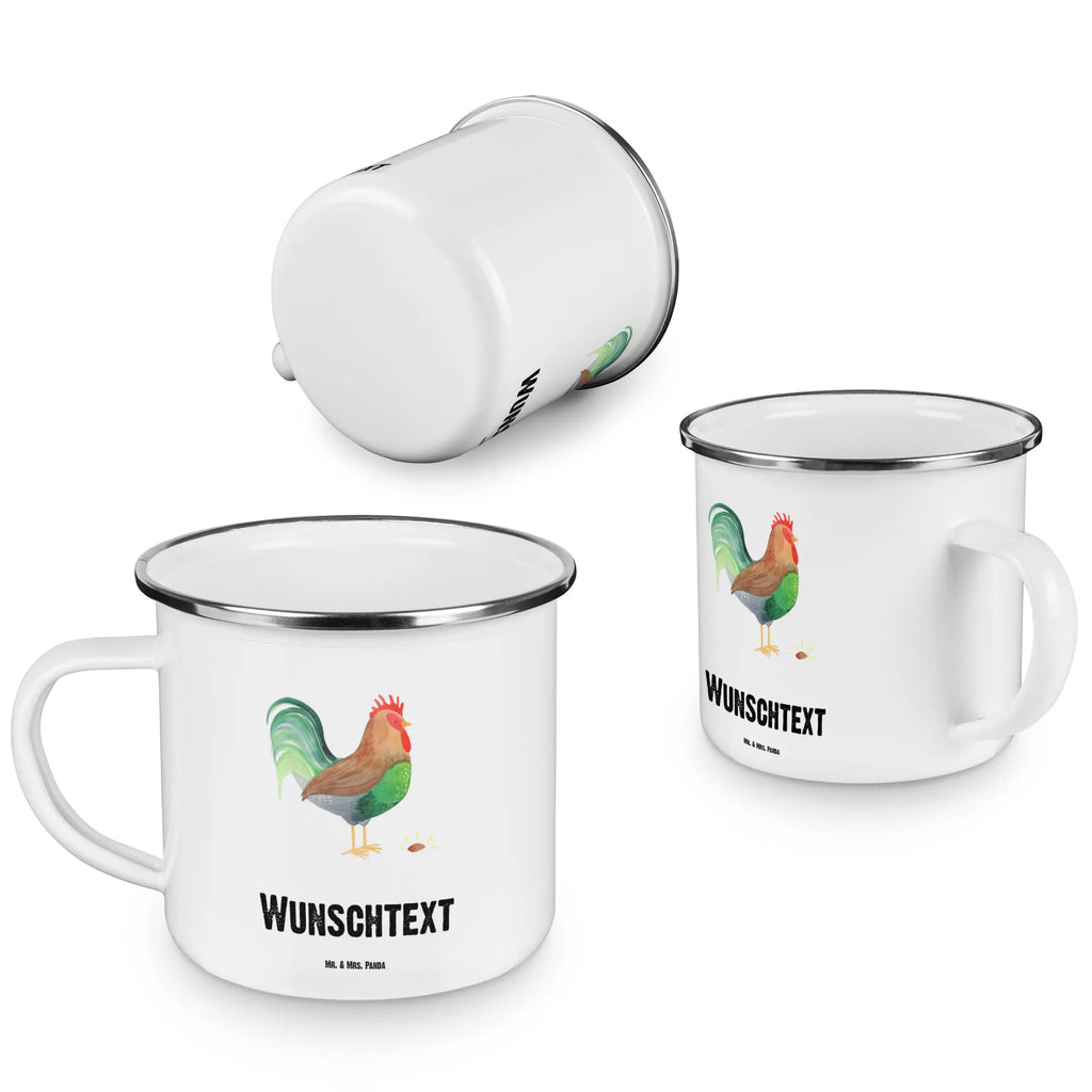 Personalisierte Emaille Tasse Hahn mit Korn tasse bedrucken, Campinggeschirr personalsisert, tassen bedrucken, tasse selbst gestalten, tasse mit namen, Emaille Tasse personalisiert, personalisierte tasse, Namenstasse, Campingtasse bedrucken, Emaille Tasse mit Namen, personalisierte tassen, Campingtasse personalisiert, Bauernhof, Hoftiere, Landwirt, Landwirtin, Korn, Eier, Natur, Hahn, Henne