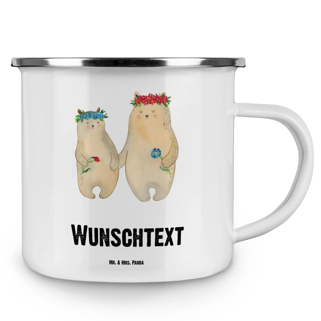 Personalisierte Emaille Tasse Bären mit Blumenkranz tasse mit namen, personalisierte tasse, personalisierte tassen, tassen bedrucken, tasse bedrucken, tasse selbst gestalten, Campingtasse personalisiert, Namenstasse, Campingtasse bedrucken, Campinggeschirr personalsisert, Emaille Tasse personalisiert, Emaille Tasse mit Namen, Familie, Vatertag, Muttertag, Bruder, Schwester, Mama, Papa, Oma, Opa, Lieblingsmama, Tochter, Töchter, Mutter, Kinder, Bären, Vorbild, weltbeste Mama, Kind, Family, Geschenk Mama. Muttertag, Mutti, Mami, Lieblingsmensch, beste Mutter, Bär