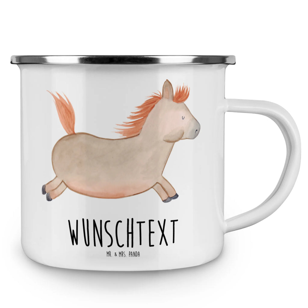 Personalisierte Emaille Tasse Pferd springt Campingtasse bedrucken, personalisierte tasse, Campingtasse personalisiert, Namenstasse, tasse bedrucken, Emaille Tasse personalisiert, tasse selbst gestalten, Campinggeschirr personalsisert, Emaille Tasse mit Namen, personalisierte tassen, tasse mit namen, tassen bedrucken, Bauernhof, Hoftiere, Landwirt, Landwirtin, Pony, ausreiten, Stall, Pferde, Pferd, reiten, Pferdestall, Pferdebesitzer