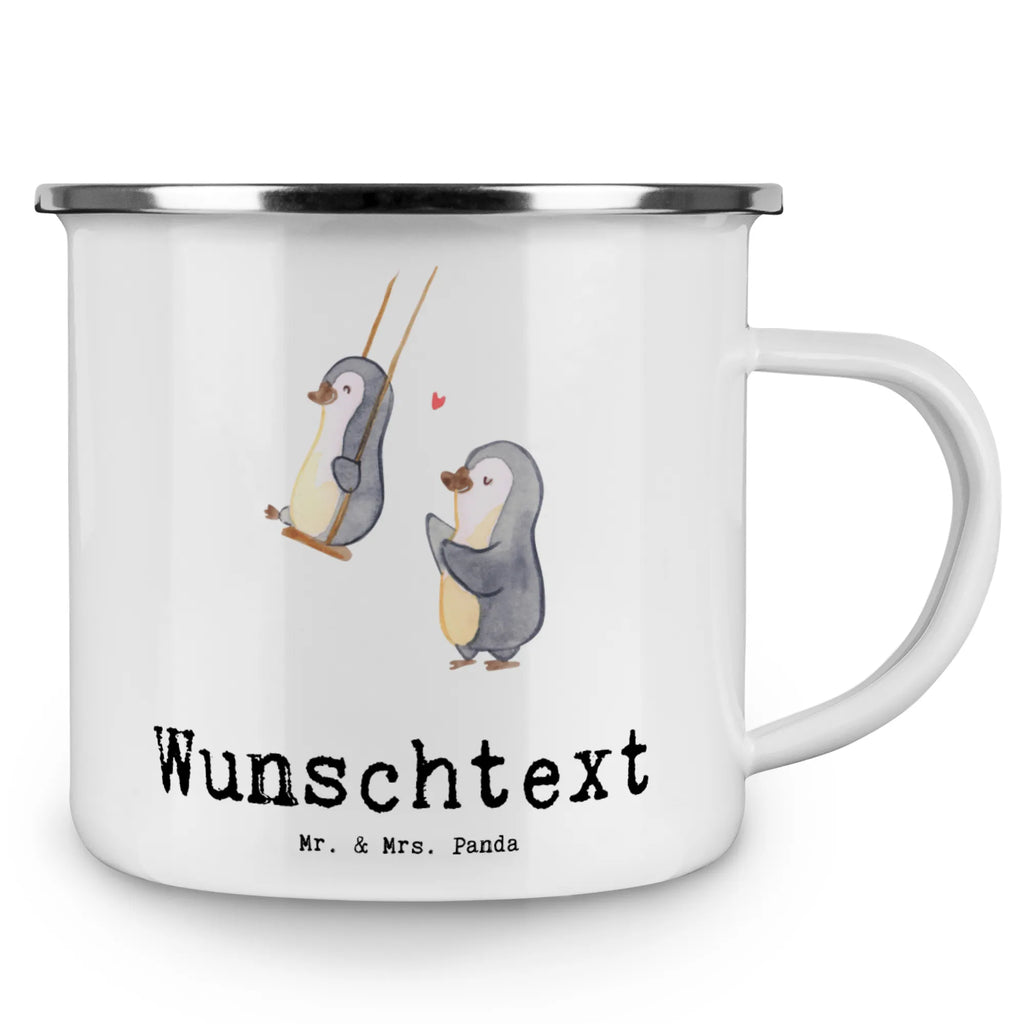 Personalised enamel cup penguin Best grandmother in the world for, thank you, gift, giving, birthday, birthday present, gift idea, souvenir, make you happy, gift tip, Grandmother, become grandma, grandma, grandparents