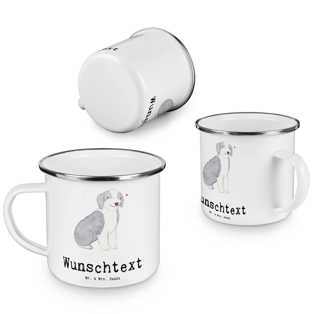 Personalisierte Emaille Tasse Bearded Collie Lebensretter Campinggeschirr personalsisert, Emaille Tasse personalisiert, tassen bedrucken, Campingtasse personalisiert, Emaille Tasse mit Namen, personalisierte tassen, tasse mit namen, Namenstasse, Campingtasse bedrucken, personalisierte tasse, tasse selbst gestalten, tasse bedrucken, Hund, Hunderasse, Rassehund, Hundebesitzer, Geschenk, Tierfreund, Schenken, Welpe, Bearded Collie, britischer Hütehund