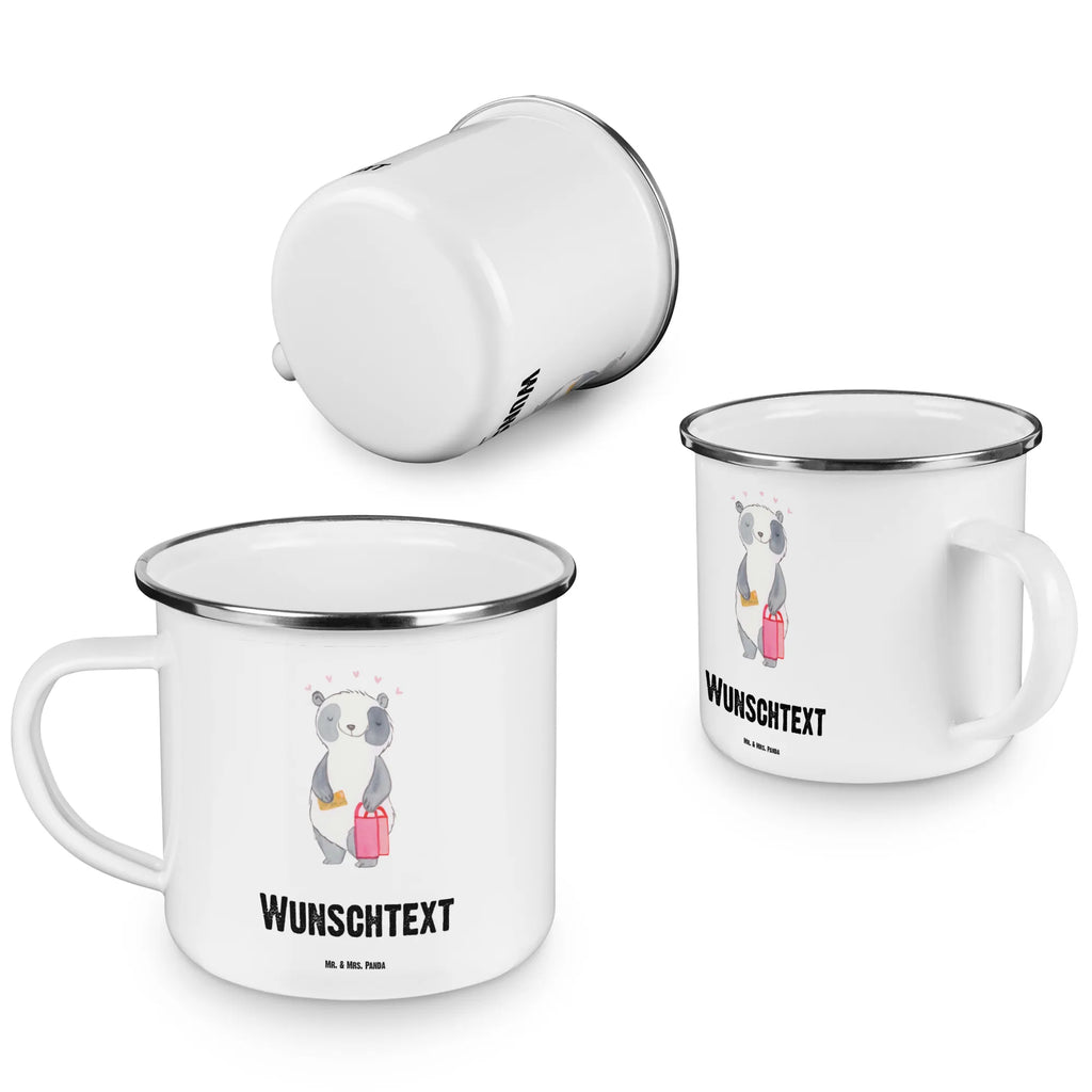 Personalisierte Emaille Tasse Panda Beste Shoppingbegleitung der Welt Campinggeschirr personalsisert, tassen bedrucken, Campingtasse personalisiert, Emaille Tasse personalisiert, Emaille Tasse mit Namen, tasse selbst gestalten, tasse bedrucken, Namenstasse, tasse mit namen, personalisierte tasse, personalisierte tassen, Campingtasse bedrucken, für, Dankeschön, Geschenk, Schenken, Geburtstag, Geburtstagsgeschenk, Geschenkidee, Danke, Bedanken, Mitbringsel, Freude machen, Geschenktipp, Begleitung, Freund, Freundin, Shoppen, bff, Shoppingbegleitung, Shoppingpartner, Shopping-Queen, Queen, Shopping, Bester, Einkaufen, Partner