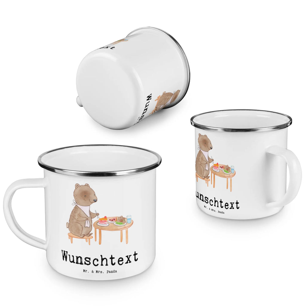 Personalisierte Emaille Tasse Bär Essen gehen personalisierte tasse, tasse mit namen, Namenstasse, personalisierte tassen, Emaille Tasse mit Namen, Emaille Tasse personalisiert, tassen bedrucken, tasse bedrucken, Campinggeschirr personalsisert, tasse selbst gestalten, Campingtasse personalisiert, Campingtasse bedrucken, Geschenk, Sport, Sportart, Hobby, Schenken, Danke, Dankeschön, Auszeichnung, Gewinn, Sportler, Restaurant, Restaurantbesuch, Essen gehen, Essen