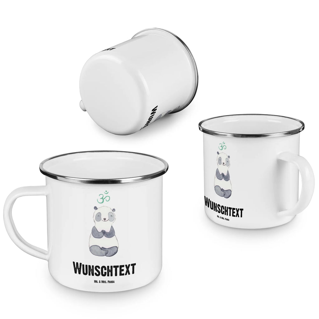 Personalisierte Emaille Tasse Panda Meditieren tassen bedrucken, Emaille Tasse personalisiert, Campingtasse bedrucken, Campinggeschirr personalsisert, tasse bedrucken, Namenstasse, Campingtasse personalisiert, personalisierte tasse, tasse mit namen, tasse selbst gestalten, Emaille Tasse mit Namen, personalisierte tassen, Geschenk, Sport, Sportart, Hobby, Schenken, Danke, Dankeschön, Auszeichnung, Gewinn, Sportler, Meditationskurs, Meditieren, Meditation