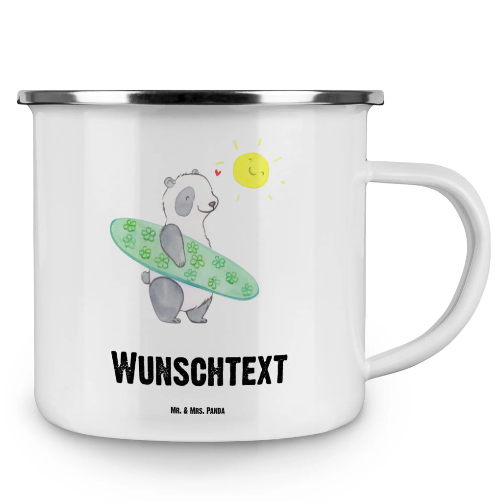 Personalisierte Emaille Tasse Panda Surfen Emaille Tasse personalisiert, tasse mit namen, personalisierte tassen, Campingtasse personalisiert, Campinggeschirr personalsisert, tasse bedrucken, Campingtasse bedrucken, Namenstasse, tassen bedrucken, Emaille Tasse mit Namen, tasse selbst gestalten, personalisierte tasse, Geschenk, Sport, Sportart, Hobby, Schenken, Danke, Dankeschön, Auszeichnung, Gewinn, Sportler, Wellenreiten, Surfen, Surfschule
