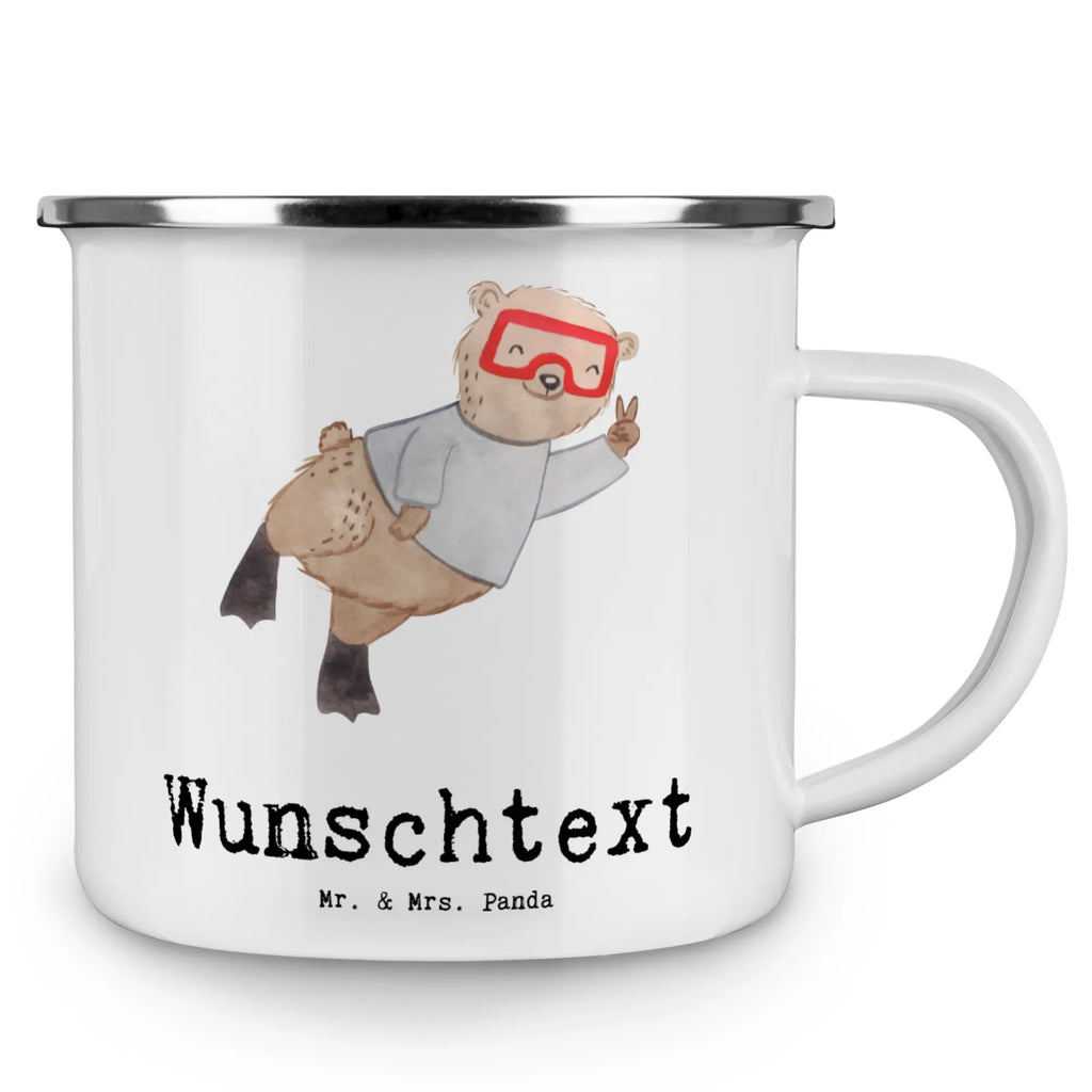 Personalisierte Emaille Tasse Bär Tauchen Emaille Tasse personalisiert, tasse bedrucken, Namenstasse, personalisierte tasse, tassen bedrucken, tasse mit namen, Campinggeschirr personalsisert, Emaille Tasse mit Namen, personalisierte tassen, Campingtasse personalisiert, Campingtasse bedrucken, tasse selbst gestalten, Geschenk, Sport, Sportart, Hobby, Schenken, Danke, Dankeschön, Auszeichnung, Gewinn, Sportler, Tauchschule, Tauchen, Tauchgang, Dive, schnorcheln, Diving