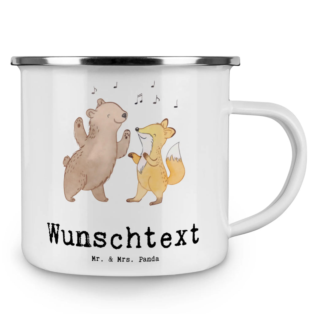 Personalisierte Emaille Tasse Bär & Fuchs Disco personalisierte tasse, personalisierte tassen, Campinggeschirr personalsisert, tasse selbst gestalten, tasse bedrucken, Emaille Tasse personalisiert, tasse mit namen, Namenstasse, Campingtasse personalisiert, Emaille Tasse mit Namen, tassen bedrucken, Campingtasse bedrucken, Geschenk, Sport, Sportart, Hobby, Schenken, Danke, Dankeschön, Auszeichnung, Gewinn, Sportler, Clubbing, Tanzstimmung, Feiern, Clubs, Disco, Nachtclub, Tanzen