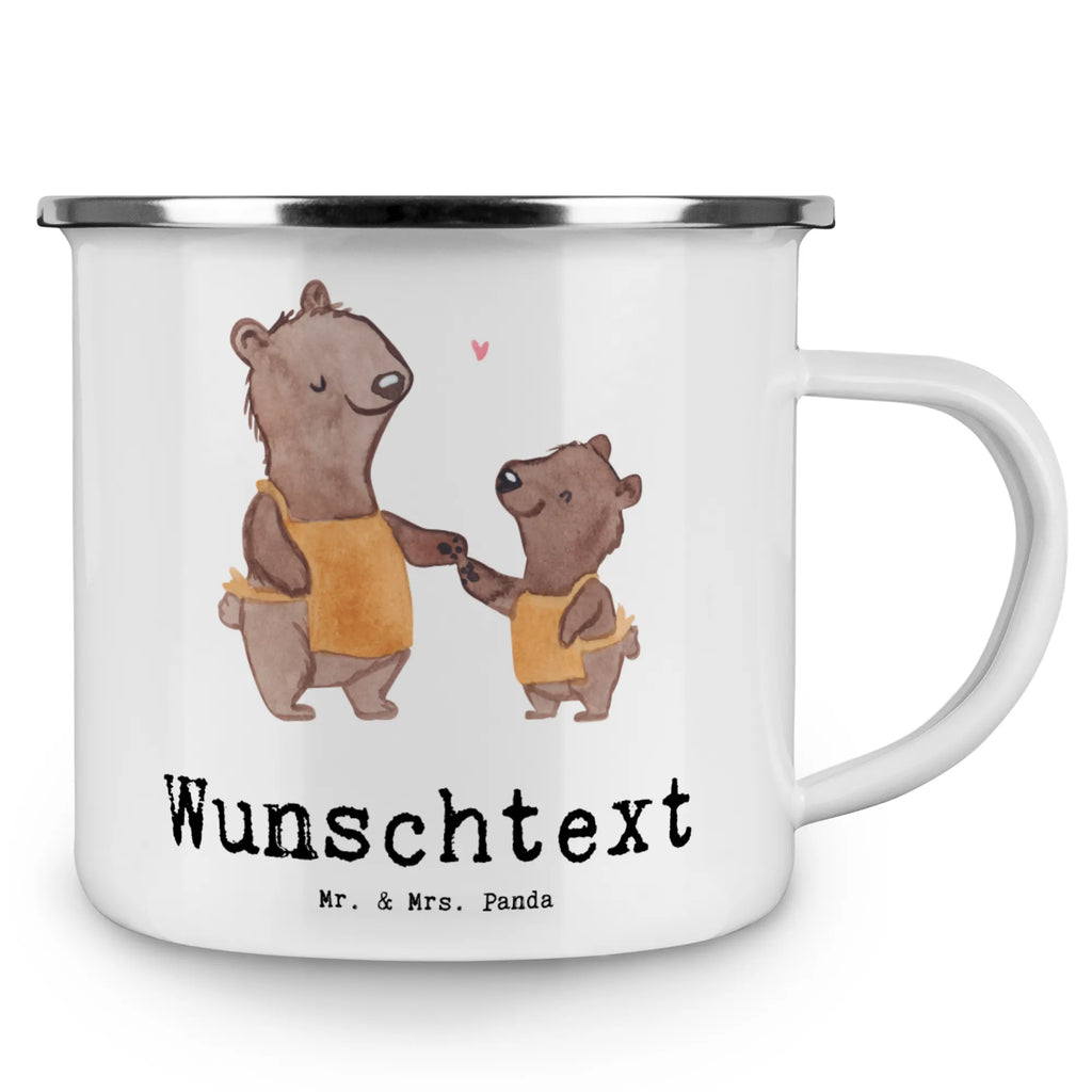 Spersonalizowany kubek emaliowany Wychowawca pracy serce Zawód, Wykształcenie, Jubileusz, Pożegnanie, Emerytura, Kolega, Koleżanka, Prezent, Dawać, Pracownik, Współpracownik, Firma, Dziękuję, Dziękuję bardzo