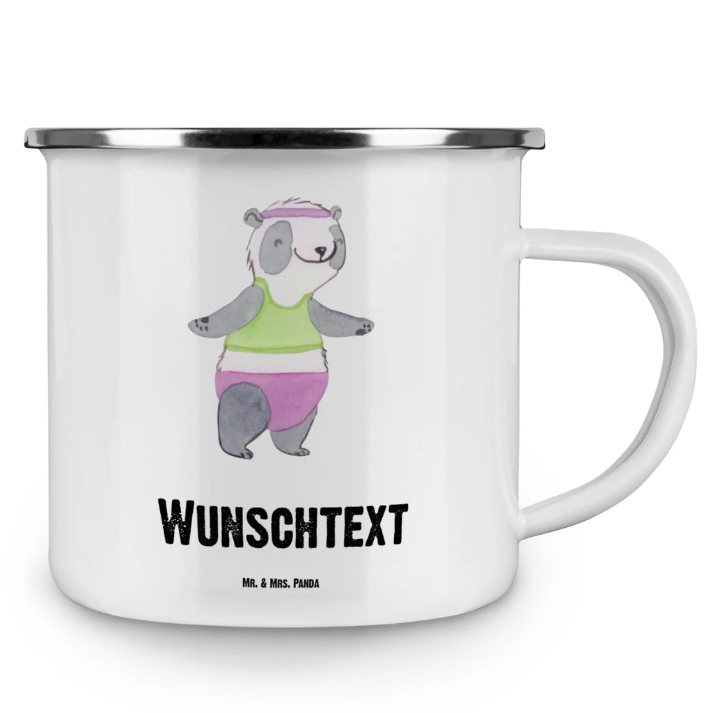 Personalisierte Emaille Tasse Panda Aerobic Campingtasse bedrucken, Emaille Tasse mit Namen, Namenstasse, personalisierte tasse, Campingtasse personalisiert, Emaille Tasse personalisiert, tasse mit namen, Campinggeschirr personalsisert, personalisierte tassen, tasse selbst gestalten, tassen bedrucken, tasse bedrucken, Geschenk, Sport, Sportart, Hobby, Schenken, Danke, Dankeschön, Auszeichnung, Gewinn, Sportler, Aerobic, Aerobic Fitness, Fitnessstudio