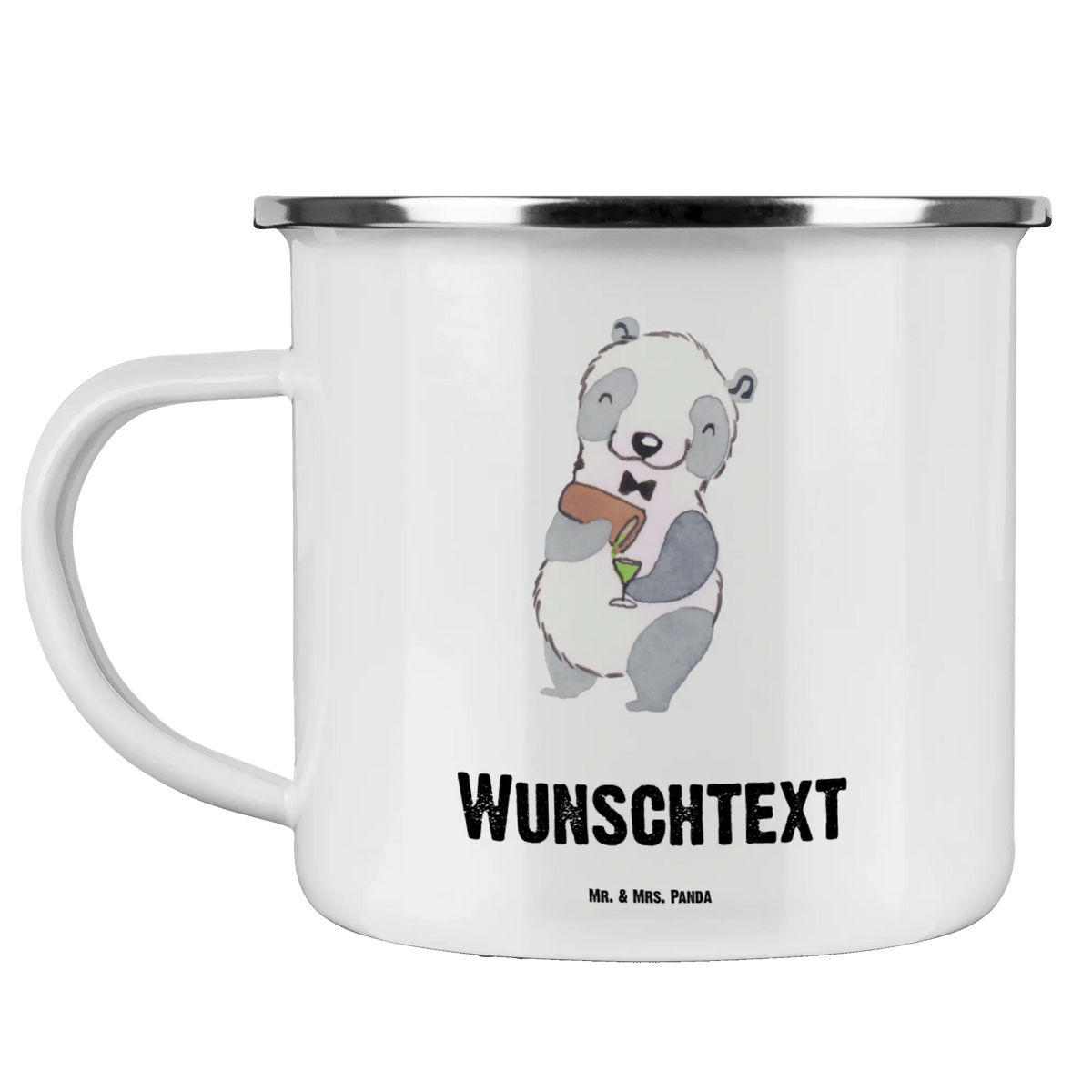 Personalised enamel cup bartender heart gift, gift idea, best, farewell gift, passing exam, anniversary, retirement, promotion, job start, sayings, funny, profession