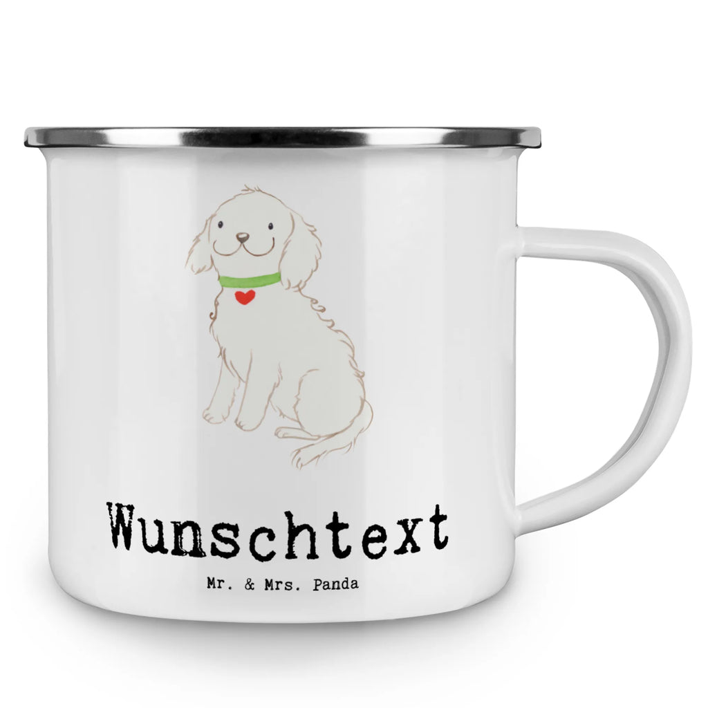 Personalised enamel cup Bolonka Zwetna Lifesaver Dog, dog breed, purebred dog, dog owner, gift, animal lover, giving, puppy