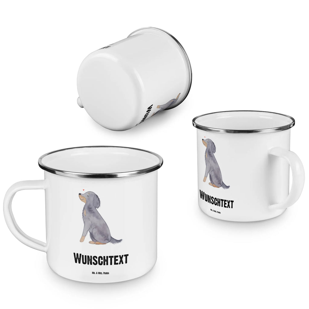 Personalisierte Emaille Tasse Gordon Setter Lebensretter tassen bedrucken, Emaille Tasse mit Namen, Namenstasse, Campingtasse bedrucken, tasse bedrucken, Emaille Tasse personalisiert, tasse mit namen, Campingtasse personalisiert, personalisierte tasse, tasse selbst gestalten, personalisierte tassen, Campinggeschirr personalsisert, Hund, Hunderasse, Rassehund, Hundebesitzer, Geschenk, Tierfreund, Schenken, Welpe, Jagdhund, Gordon Shetter