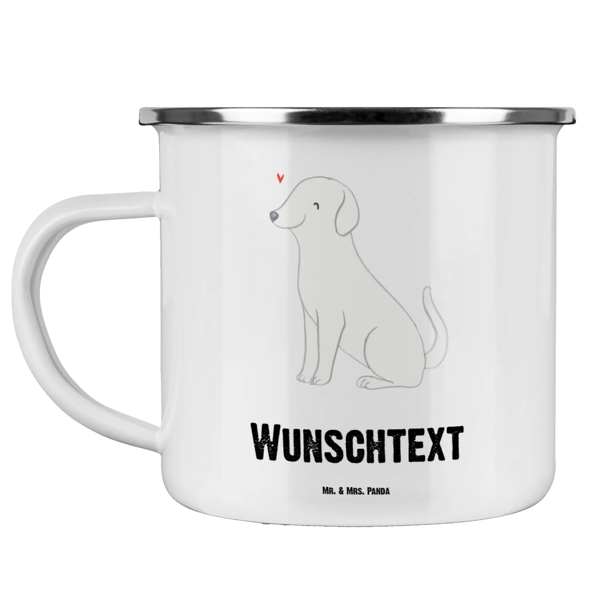 Personalised enamel cup Labrador Life Saver Dog, dog breed, purebred dog, dog owner, gift, animal lover, giving, puppy