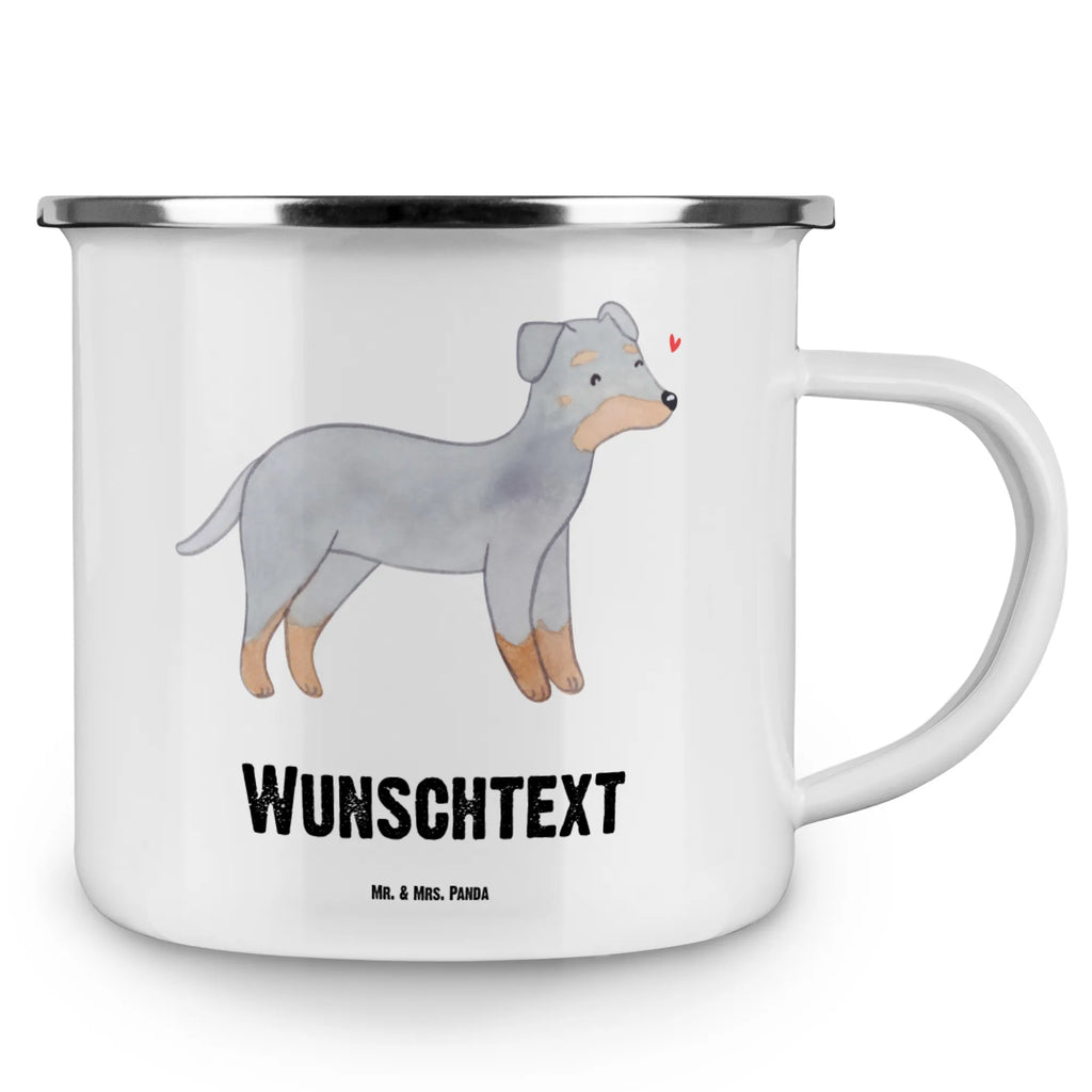 Personalised enamel cup Manchester Terrier Lifesaver Dog, dog breed, purebred dog, dog owner, gift, animal lover, giving, puppy