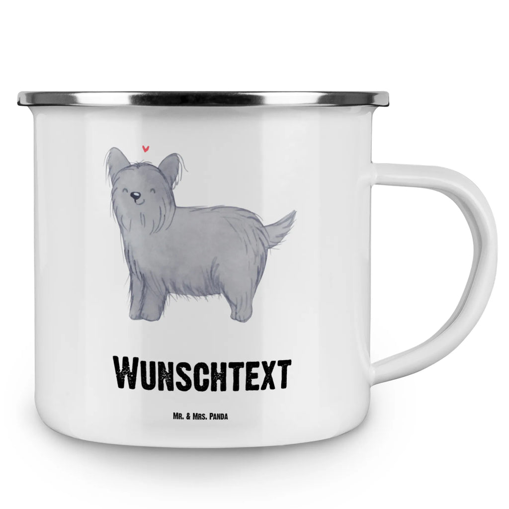 Personalised enamel cup Skye Terrier Lifesaver Dog, dog breed, purebred dog, dog owner, gift, animal lover, giving, puppy