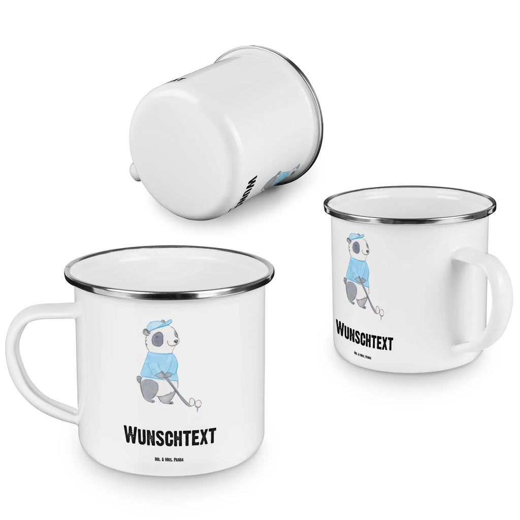 Personalisierte Emaille Tasse Panda Golfen Namenstasse, personalisierte tasse, personalisierte tassen, Campinggeschirr personalsisert, tasse mit namen, tasse selbst gestalten, tassen bedrucken, Campingtasse bedrucken, Emaille Tasse mit Namen, Emaille Tasse personalisiert, tasse bedrucken, Campingtasse personalisiert, Geschenk, Sport, Sportart, Hobby, Schenken, Danke, Dankeschön, Auszeichnung, Gewinn, Sportler, Golf spielen, Golfplatz, Golf Verein, Golfturnier, Golfen
