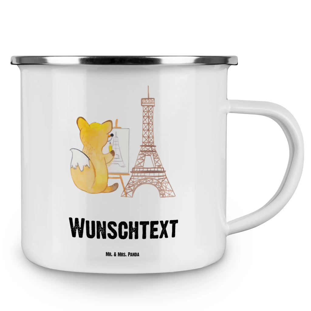 Personalised enamel cup Fox Urban sketching Gift, sport, hobby, giving, thank you, award, profit, athlete, artist, Urban sketching, drawing school, painting, drawing