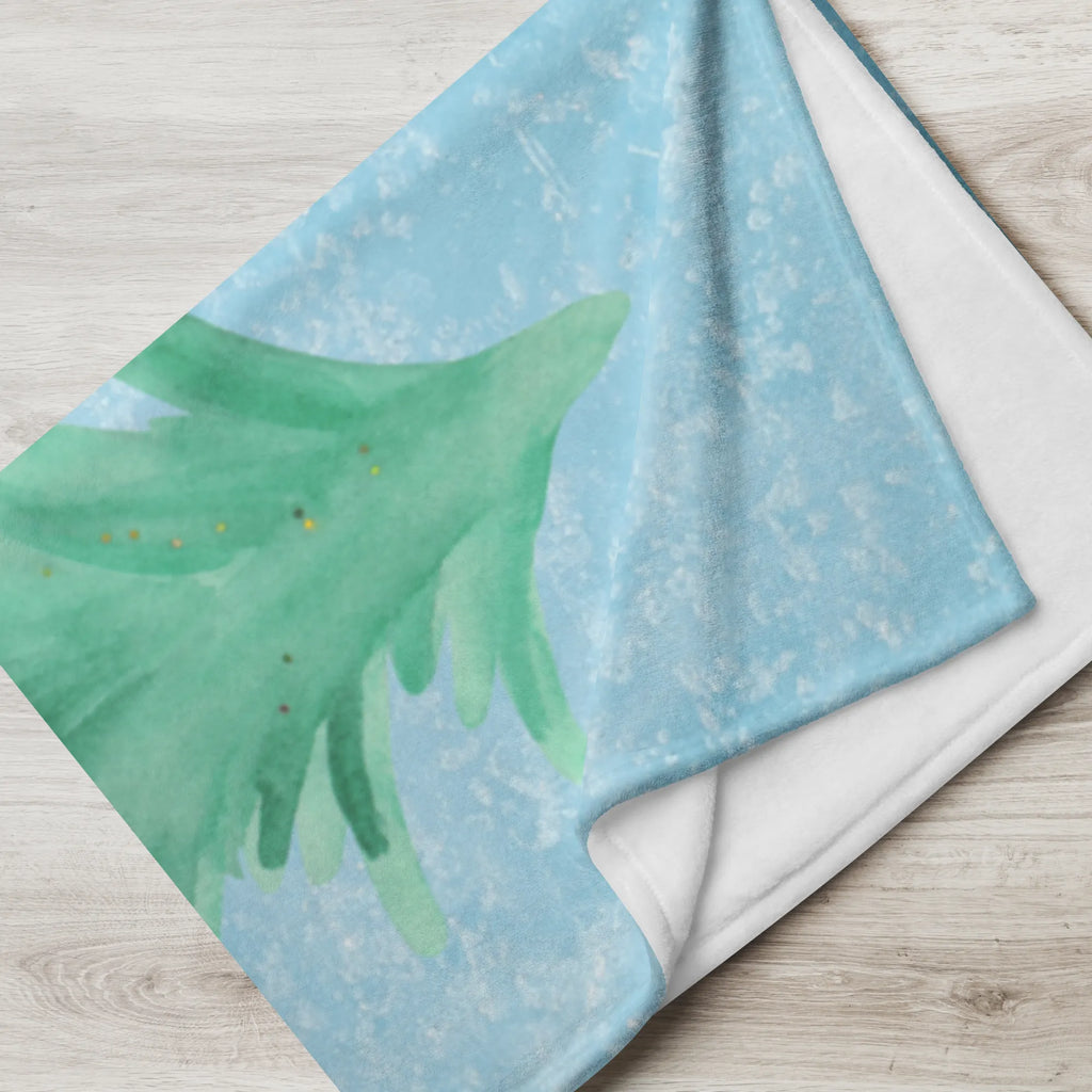 Baby blanket with name Fox Christmas tree Winter, Christmas, Christmas time, snow, christmas decoration, christmas present, christmas eve, christmas time, santa claus, fox, winter, skate, christmas days, christmas