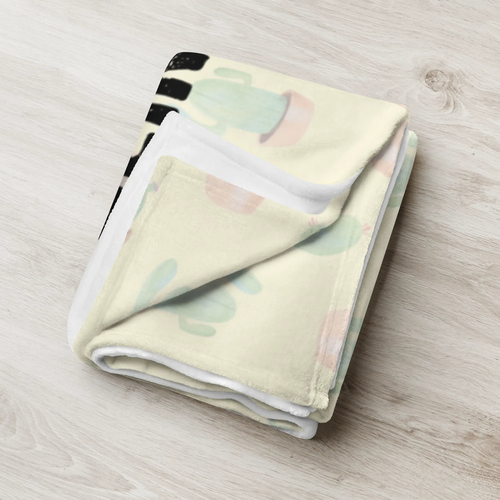 Baby blanket with name alpaca flower alpaca, llama, pako, camel, Peru, animal, favourite animal, flower, llamas, Alpaca