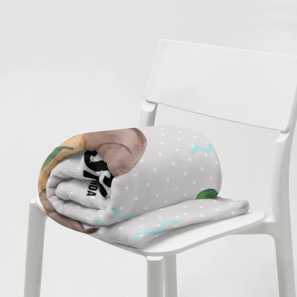 Baby blanket with name otter Water Lily otter, marten, sea otter, European otter, water mammal, aquatic animal, baby otter, predator, water, otter gifts, animal lover, gift ideas for animal lovers, animal, mammal, water animal, gifts for people in love