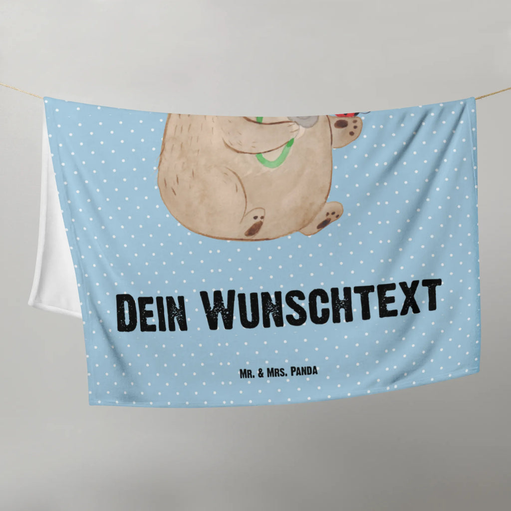 Baby blanket with name bear Physician bear, teddy, teddy bear, cuddly toy, Professor, Bear, Doctor