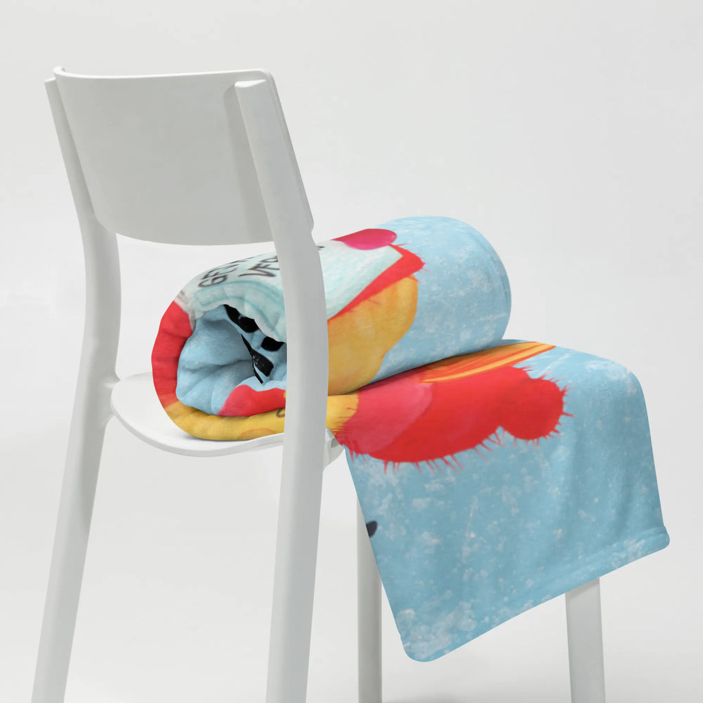 Kocyk dla niemowląt z imieniem lis Śpiewak Zima, Boże Narodzenie, dekoracje świąteczne, Mikołaj, Adwent, Wigilia, zimowy motyw