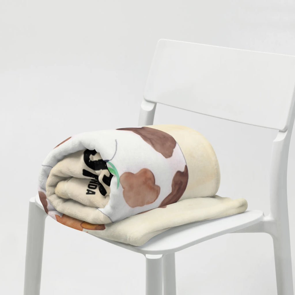 Baby blanket with name Cow farm, farm animals, animals, motivtion, magic, dreams, dairy cow, cows, milk, saying, cow, nonsense, yard